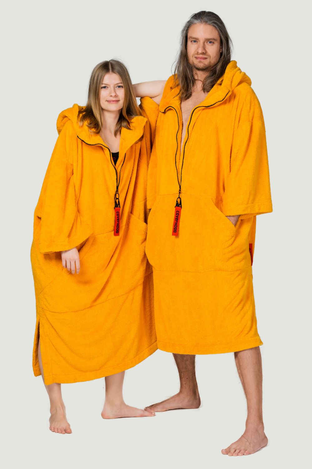 betterhood oversize portable changing dressing Oversized Wearable Blanket - Changing Robe - YELLOW Coverhood Surf Ponchos for all water sports enthusiasts