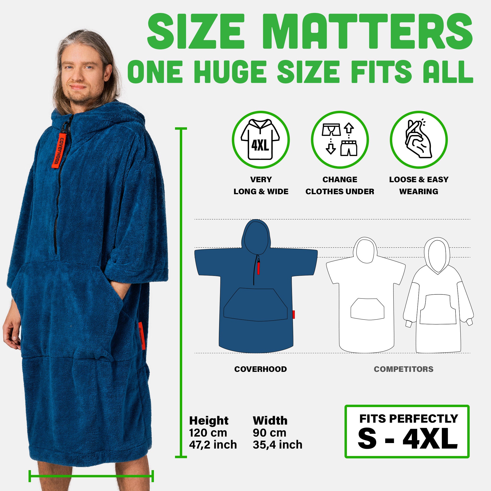 Wearable Blanket Hoodie - Stream